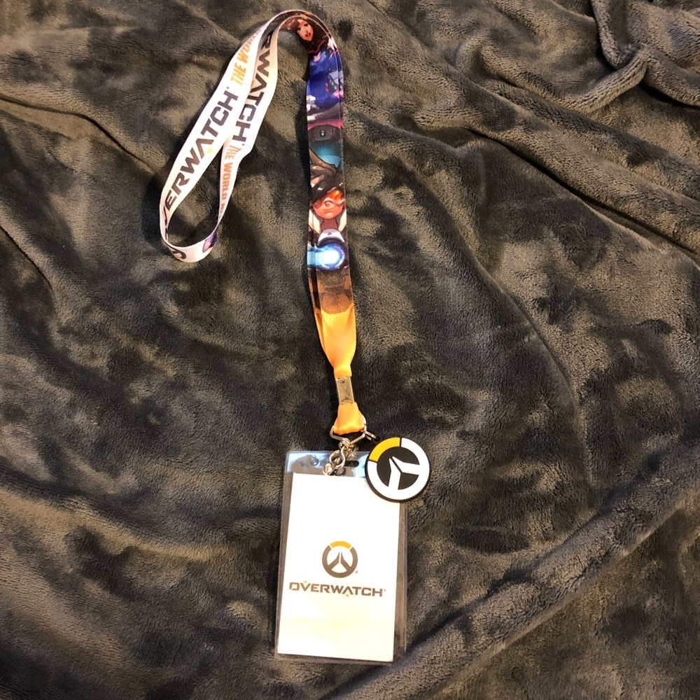 Overwatch Lanyard with Logo Charm